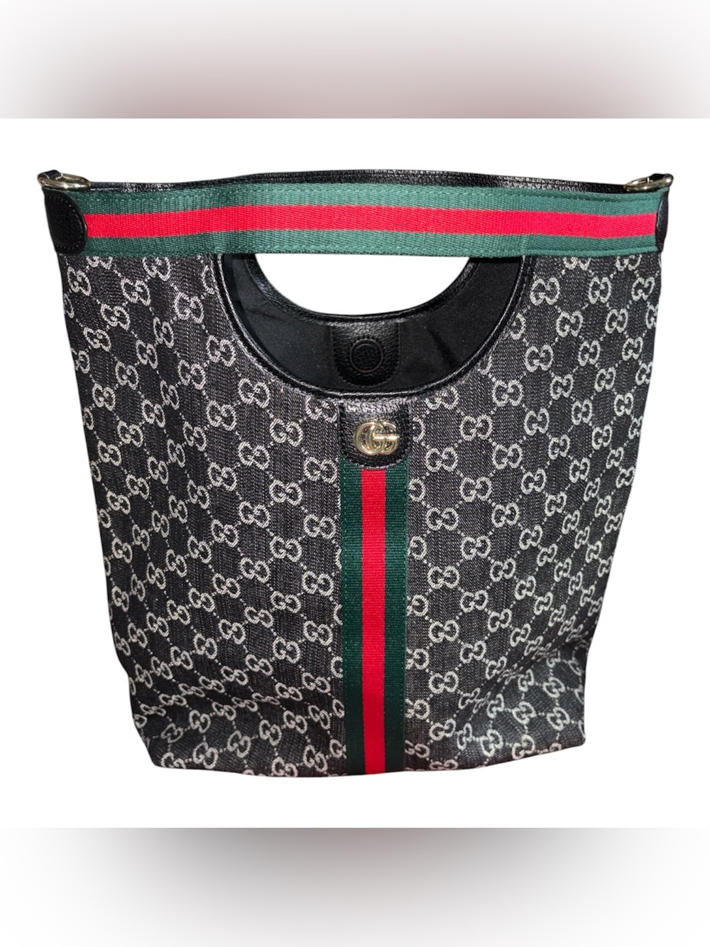Fashion Black  Canvas Tote